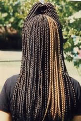box braids  with expression 